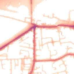 Daytime road noise heatmap for LS25 1AG