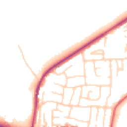 Daytime road noise heatmap for LS25 1AT