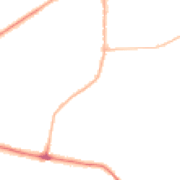 Night-time road noise heatmap for LS25 1BA