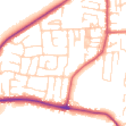 Daytime road noise heatmap for LS25 1BD