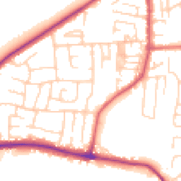 Daytime road noise heatmap for LS25 1BG