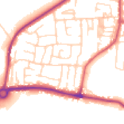 Daytime road noise heatmap for LS25 1BN