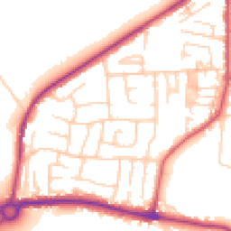 Daytime road noise heatmap for LS25 1BP