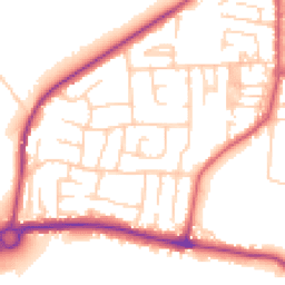 Daytime road noise heatmap for LS25 1BS