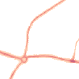 Night-time road noise heatmap for LS25 1BZ