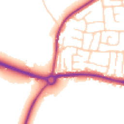 Daytime road noise heatmap for LS25 1DD