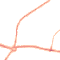 Night-time road noise heatmap for LS25 1DF