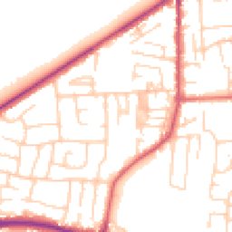 Daytime road noise heatmap for LS25 1ED