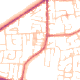 Daytime road noise heatmap for LS25 1EF