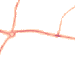 Night-time road noise heatmap for LS25 1FE