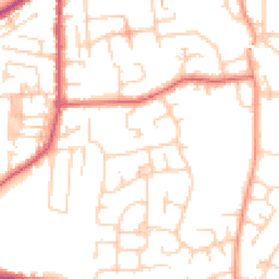 Daytime road noise heatmap for LS25 1HG