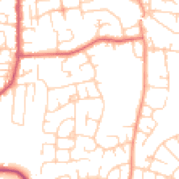 Daytime road noise heatmap for LS25 1JP