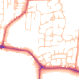 Daytime road noise heatmap for LS25 1JX