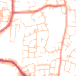 Daytime road noise heatmap for LS25 1LE
