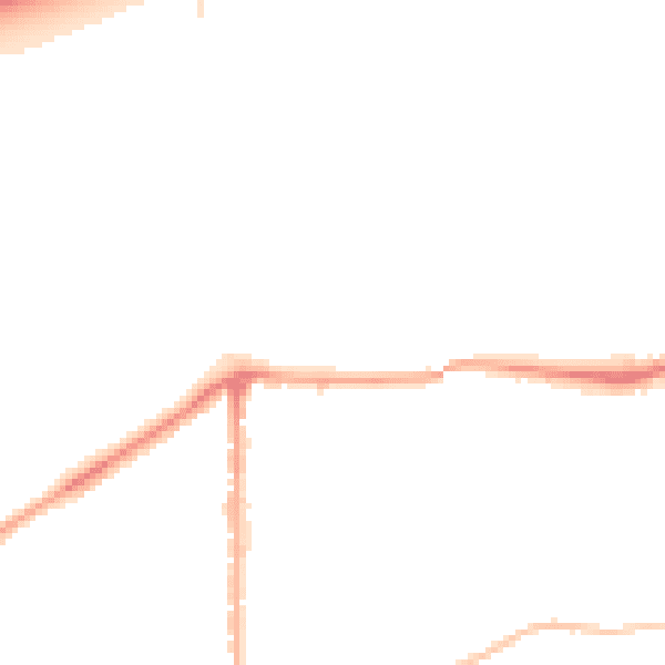 Night-time road noise heatmap for LS25 1QH