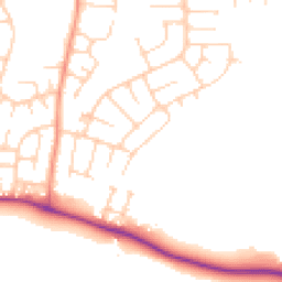 Daytime road noise heatmap for LS25 2BH