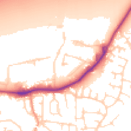 Daytime road noise heatmap for LS25 2HN