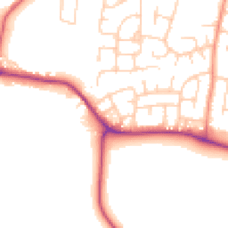 Daytime road noise heatmap for LS25 2HZ