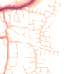 Daytime road noise heatmap for LS25 2LR