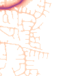 Daytime road noise heatmap for LS25 2LU
