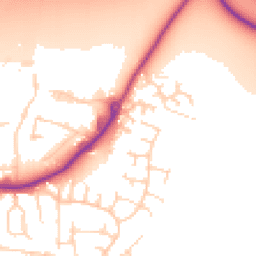 Daytime road noise heatmap for LS25 2NU