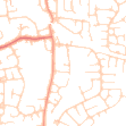 Daytime road noise heatmap for LS25 2QE