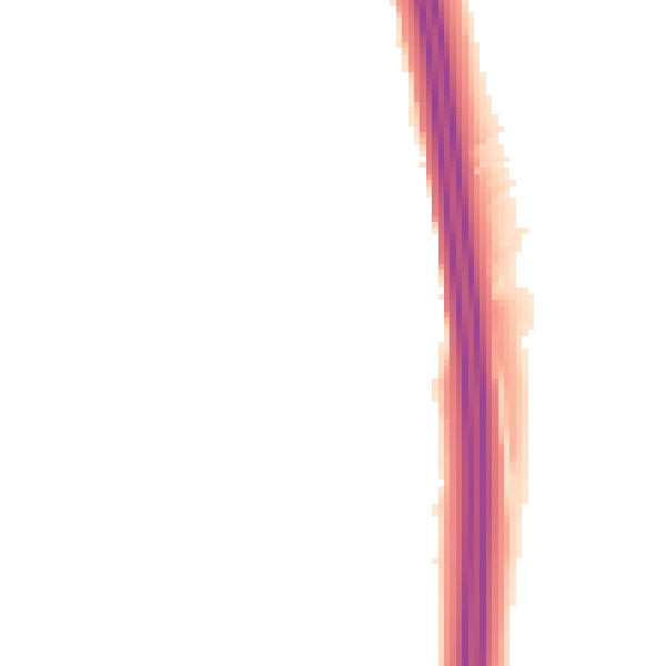 Night-time road noise heatmap for LS25 3AE