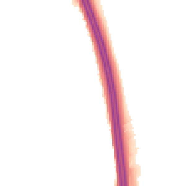 Night-time road noise heatmap for LS25 3AP