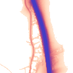 Daytime road noise heatmap for LS25 3AR