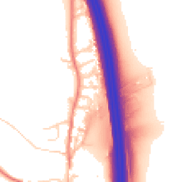 Daytime road noise heatmap for LS25 3BS