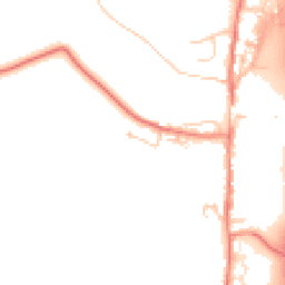 Daytime road noise heatmap for LS25 3BW