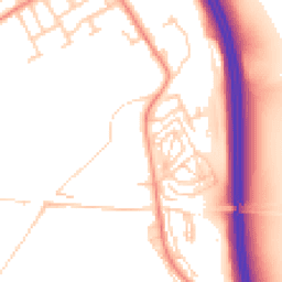 Daytime road noise heatmap for LS25 4AF