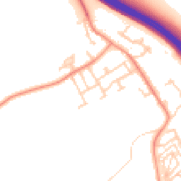 Daytime road noise heatmap for LS25 4AS
