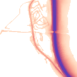 Daytime road noise heatmap for LS25 4DF