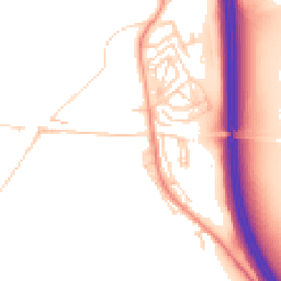 Daytime road noise heatmap for LS25 4EA