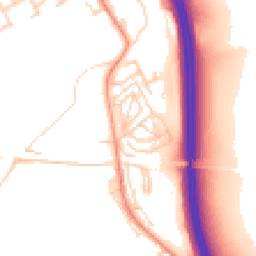 Daytime road noise heatmap for LS25 4EF