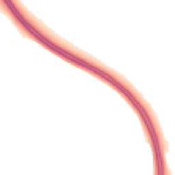 Night-time road noise heatmap for LS25 4EN