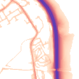 Daytime road noise heatmap for LS25 4ET