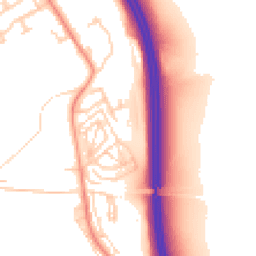 Daytime road noise heatmap for LS25 4FA