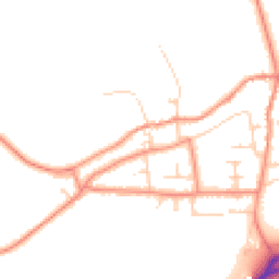 Daytime road noise heatmap for LS25 5BF