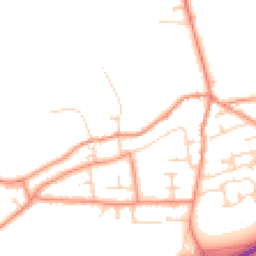 Daytime road noise heatmap for LS25 5BW