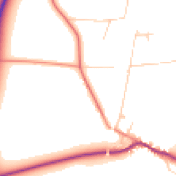 Daytime road noise heatmap for LS25 5DA