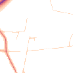 Daytime road noise heatmap for LS25 5DF