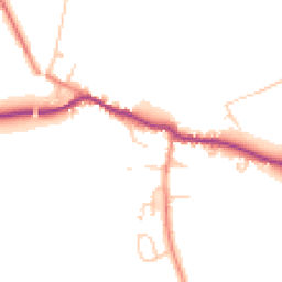 Daytime road noise heatmap for LS25 5DY