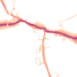Daytime road noise heatmap for LS25 5EA