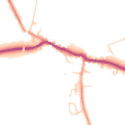 Daytime road noise heatmap for LS25 5ES