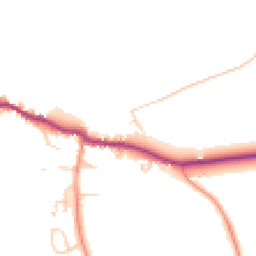 Daytime road noise heatmap for LS25 5ET