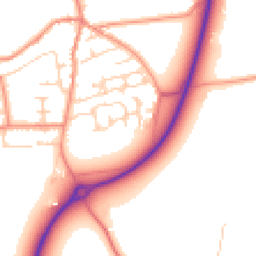 Daytime road noise heatmap for LS25 5FB