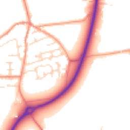Daytime road noise heatmap for LS25 5FL