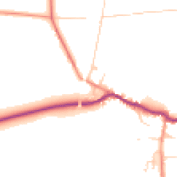 Daytime road noise heatmap for LS25 5FS